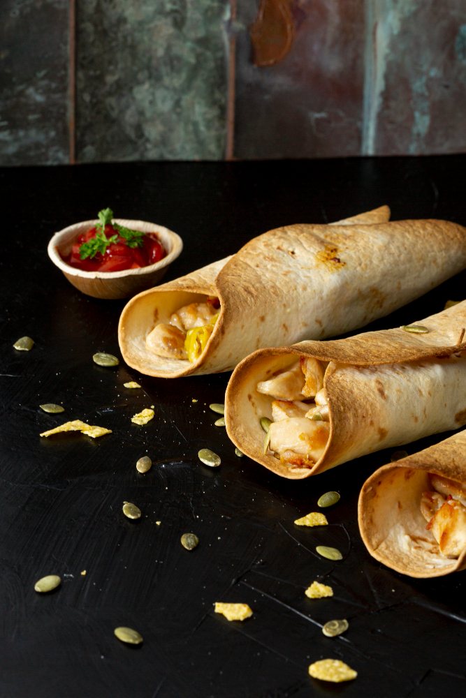Panner Tikka Wrap