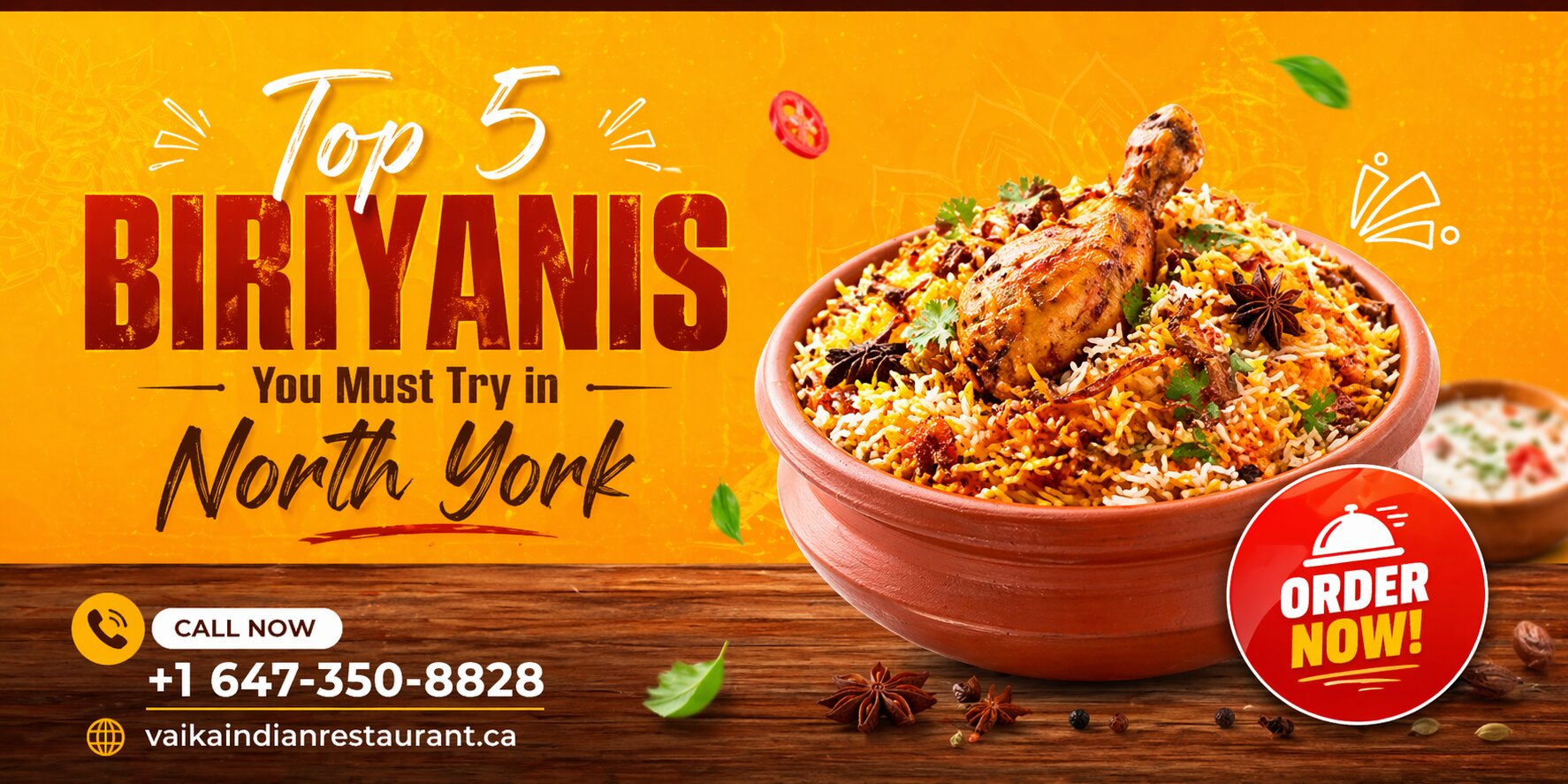 Top 5 Biryanis You Must Try in North York